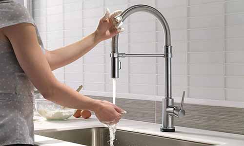 Delta transic pro best high kitchen luxury faucets 3