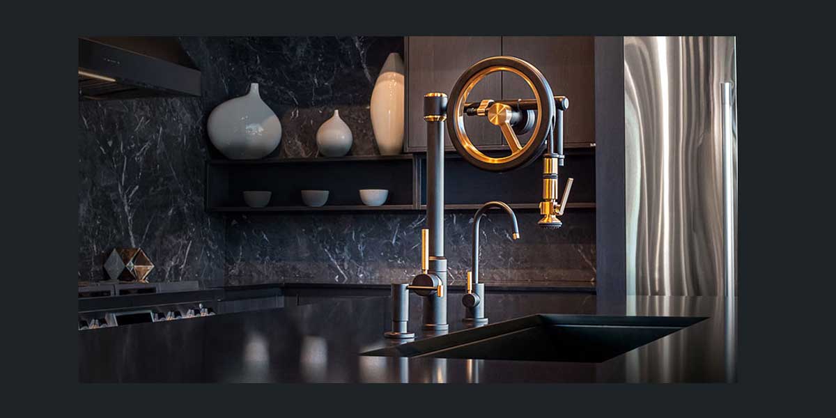 Best Luxury Kitchen Faucets in Copper Stainless Steel Rose Gold