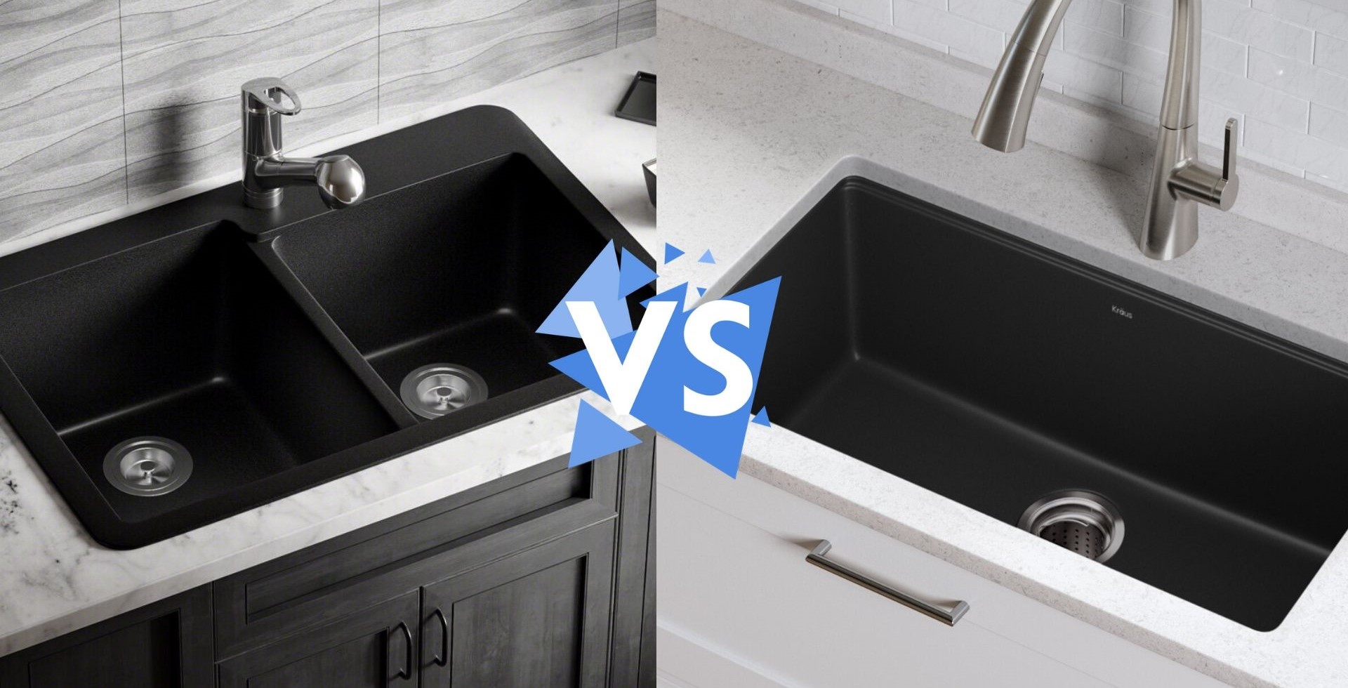 undermount sink vs drop in sink kitchen