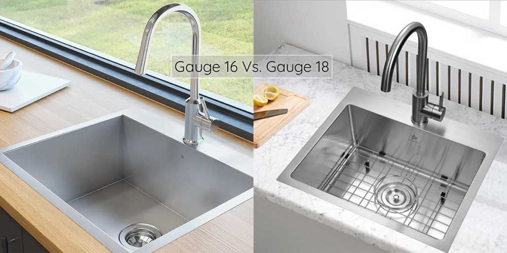 kitchen sink 16 gauge vs 18 gauge