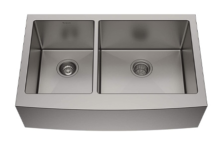  Kraus 33-inch Farmhouse Double Bowl Kitchen Sink – Best Farmhouse Kitchen Sink