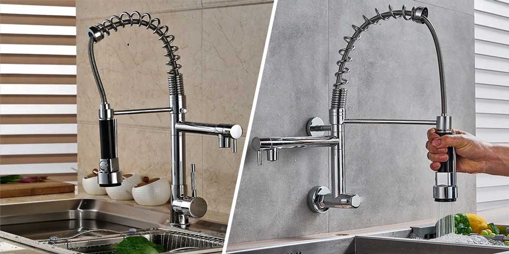 Deck Mount and Wall Mount Faucets