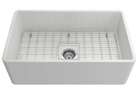 2. Bocchi Classico 30-Inch Fireclay Apron Front Sink
