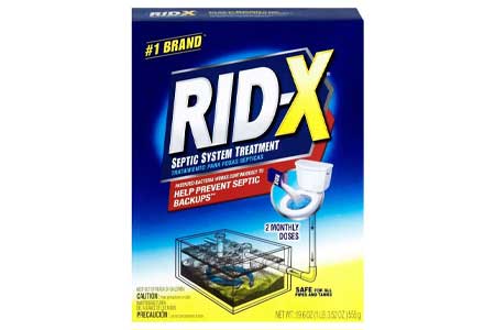 Rid x for septic treatment