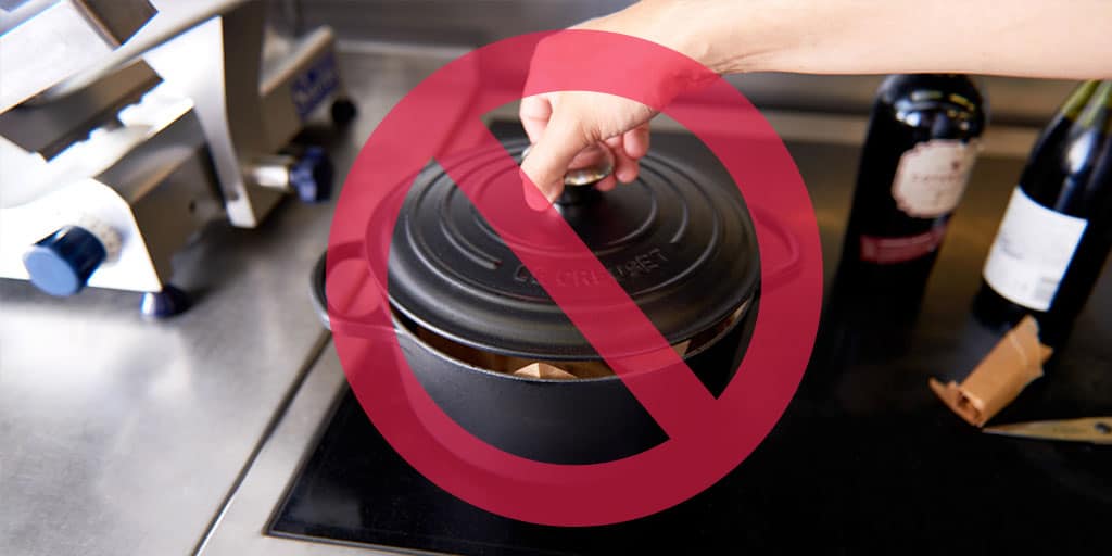 Cookwares which should not be used with Radiant Smooth Glass Cooktops