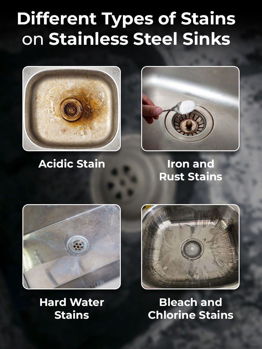 How To Remove Chemical Stains From Stainless Steel Sink The Curious Home