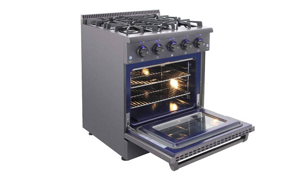 Thor Kitchen HRG3080GMT 30” Freestanding Gas Range
