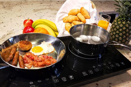 4. Evergreen Portable Dual Induction Cooktop